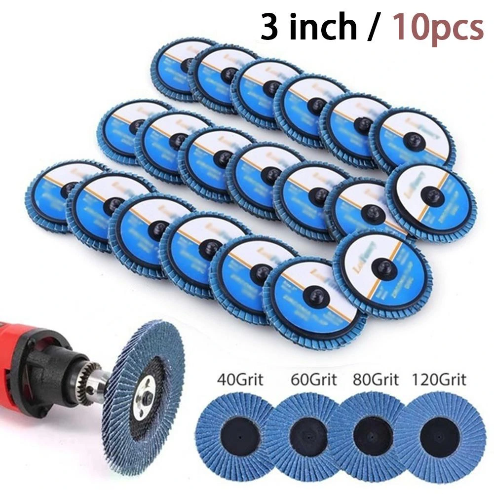 10PCS FLAP GRINDING SANDING DISCS SET 115mm 4.5" 80 GRIT ANGLE GRINDING WHEEL UK 10PCS FLAP GRINDING SANDING DISCS SET 115mm 4.5" 80 GRIT ANGLE GRINDING WHEEL UK