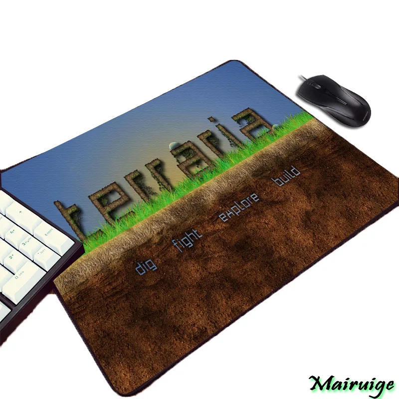 250X200X2MM Terraria игровой компьютерный игровой коврик для мыши небольшого размера мини ПК компьютерный геймер игровой Настольный коврик для мыши Коврик для клавиатуры - Цвет: 250X200X2MM