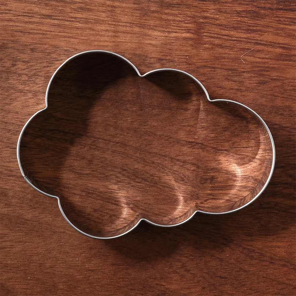KENIAO Cloud Cookie Cutter for Air Travel-9.2 x 6.6 CM-Weather Biscuit Fondant Sandwich Bread Mold Stainless Steel