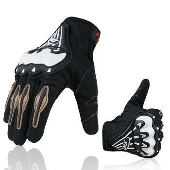 

Motorcycle Glove Anti Skid Shockproof Guantes Motocross Luvas Motocicleta Hard Knuckle Breathable Full Finger Cycling Bike Glove