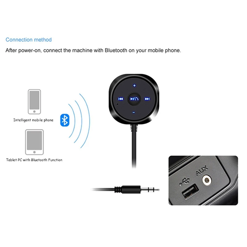 Высокое качество Автомобильный Bluetooth аудио приемник Авто Аудио громкой связи музыкальный приемник адаптер USB зарядное устройство