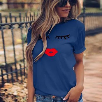 

Women'S Tunic Large Size Women Summer Eyelash Top Short Sleeve Blouse Casual Loose Tops Summer Blouses