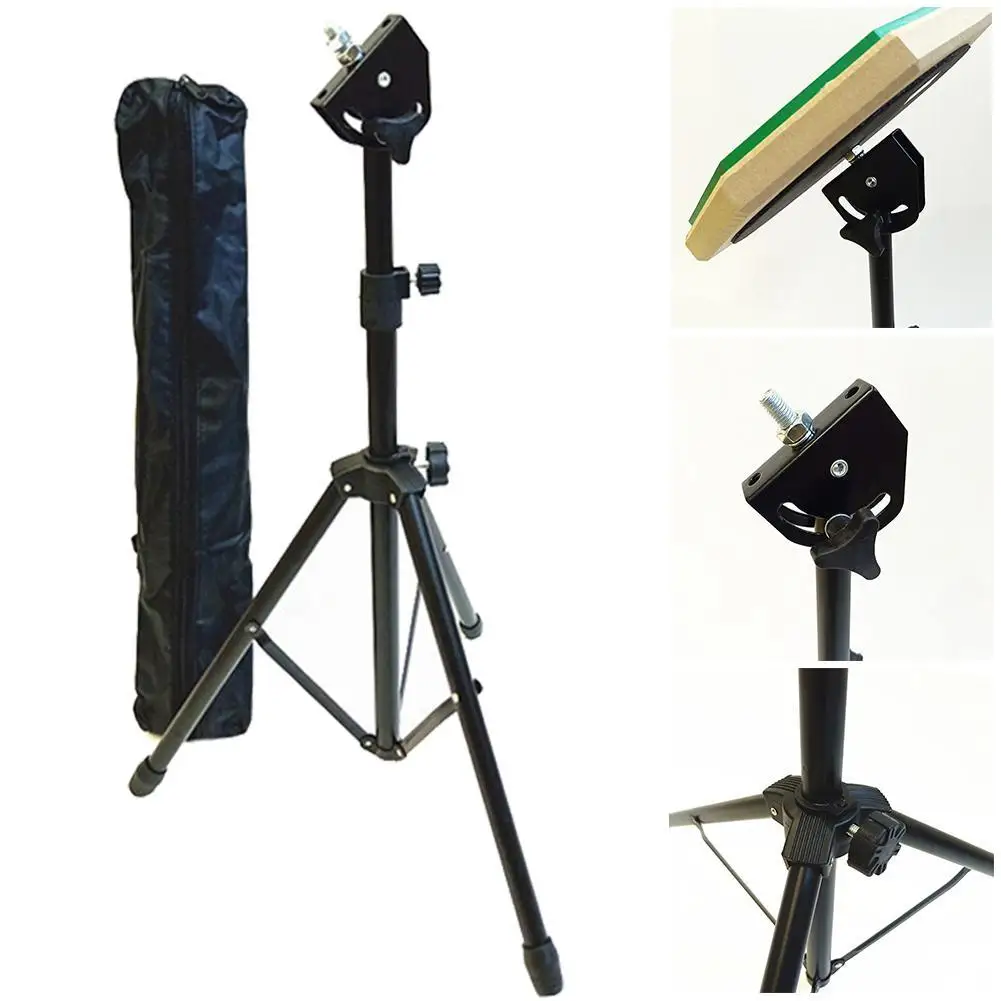 Adjustable Metal Tripod 8 Inch Dumb Drum Stand Holder Practice Pad Rack Bracket for Music Equipment Accessories Attachment tools | Спорт и