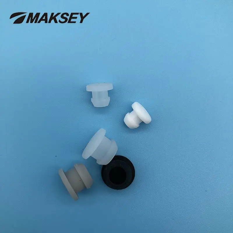 Круглые резиновые пробки MAKSEY, силиконовая вилка 12,5 мм, 13 мм, 13,5 мм, 14 мм, 15 мм, пластиковый круглый вкладыш, заглушка из ПВХ