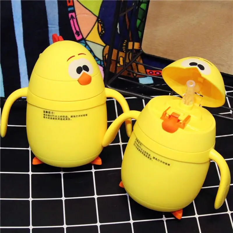 

Creative Kids Glass Water Bottle With Straw Water Bottle For Children Kids Cartoon Smile Glass Cute Bottle For School 240ml