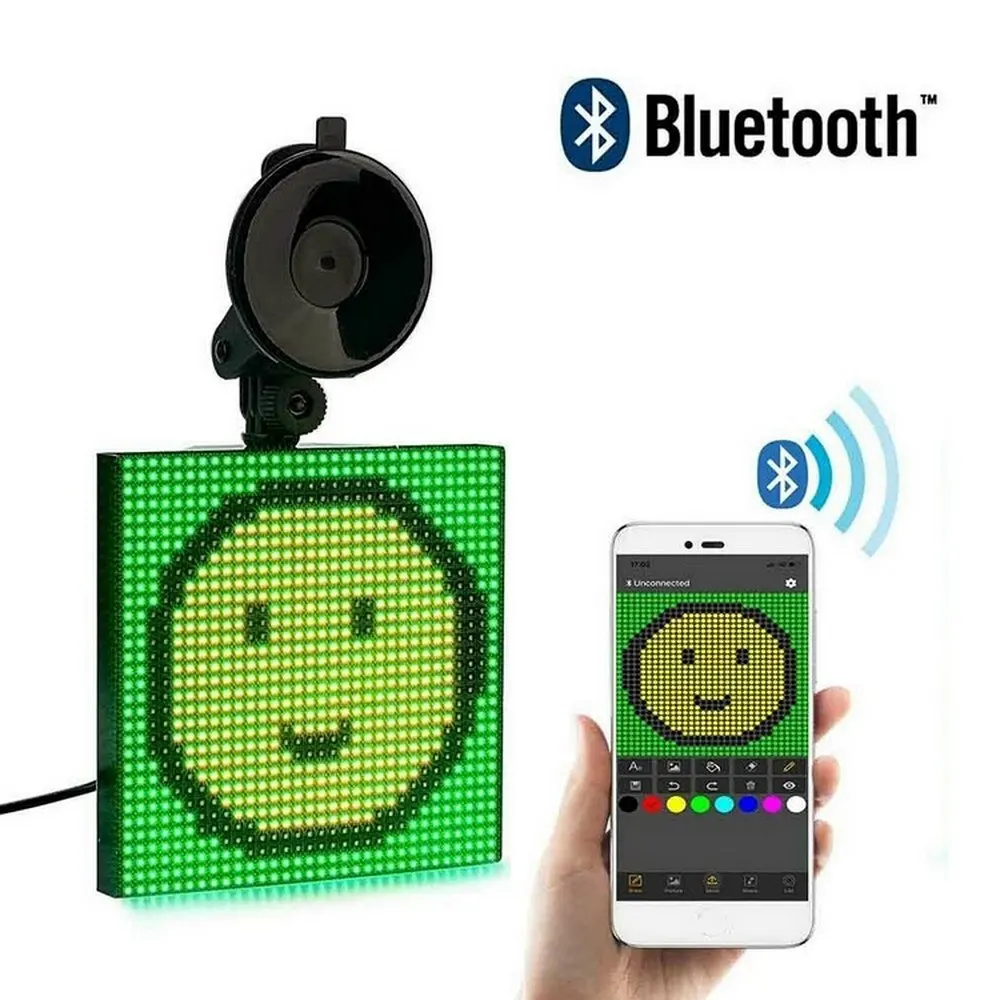 

Car LED Expression Light Full Color LED Display Car Rear Window Expression Screen Advertising Screen