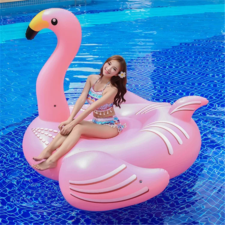 Giant Inflatable Flamingo Pool Float Newest Pink Ride-On Swimming Ring For Adults Summer Water Holiday Party Toy newest jewelry box for necklace and ring bracelet stud earring storage organizer gift packaging box case шкатулка для украшений