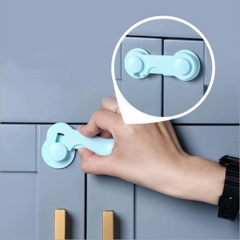 10Pcs 1 set baby Drawer Lock Todder Child Kids Door Drawers Wardrobe Safety Care protect