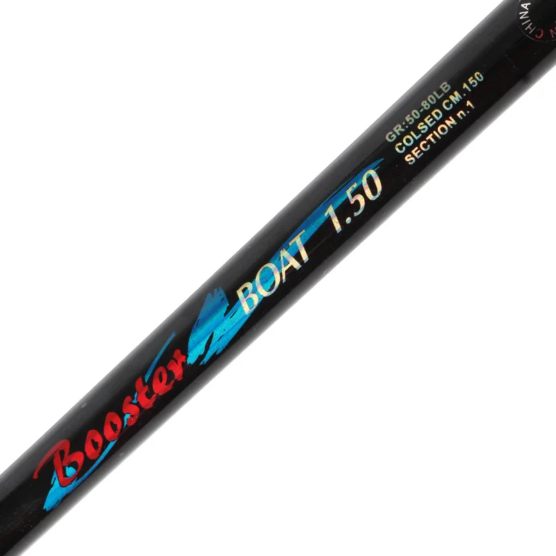 Fishing Rod big game solid fiberglass trolling boat fishing rod 1.5m EVA handle