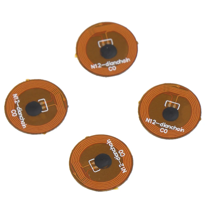 smart deadbolt 5pcs Programmable NTag215 Bluetooth Micro Chip FPC Mini Rfid NFC Tag Small Size Label Sticker 13.56MHz 12mm card access system