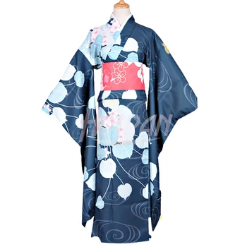 

Anime Cosplay Costume Kamisama Love kimono girdle bow Suit Kimono bathrobe Cos Momozono Nanami Kamisama Kiss Halloween party