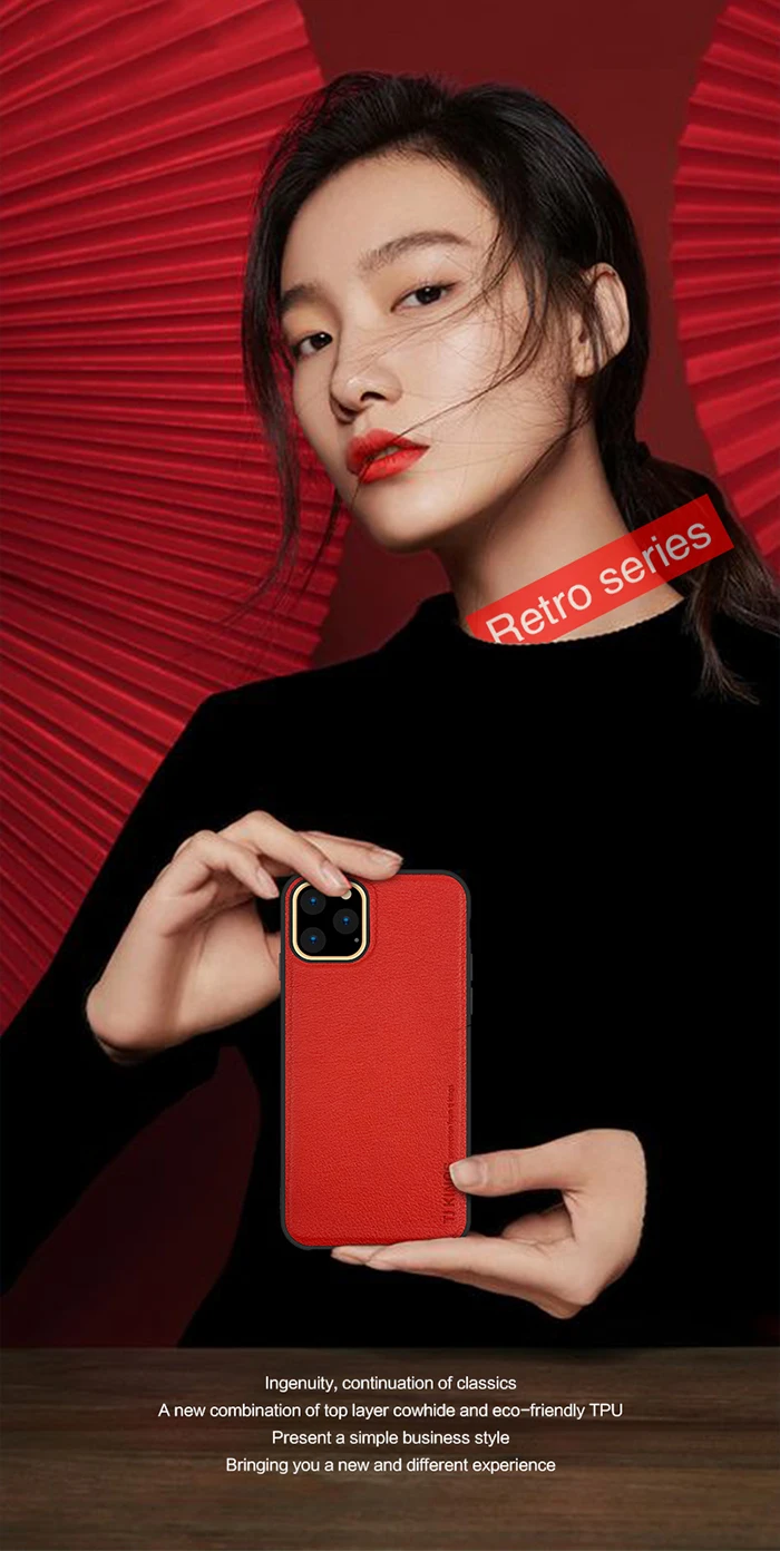 Bonola First Layer Cowhide Case for iPhone 1111Pro11ProMax High Grade Truly Leather Case for iPhone XsXrXsMax Classic Cover (6)