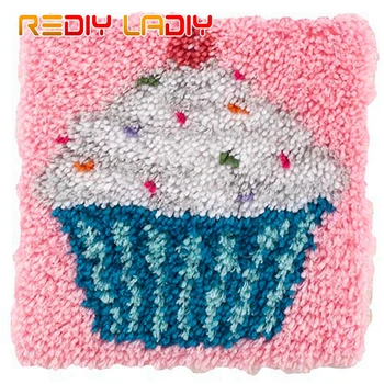 

Latch Hook Cushion Cartoon Winnie Pillow Case Acrylic Yarn Sofa Pillow Pre-Printed Canvas Crochet Cushion Cover Hobby & Crafts