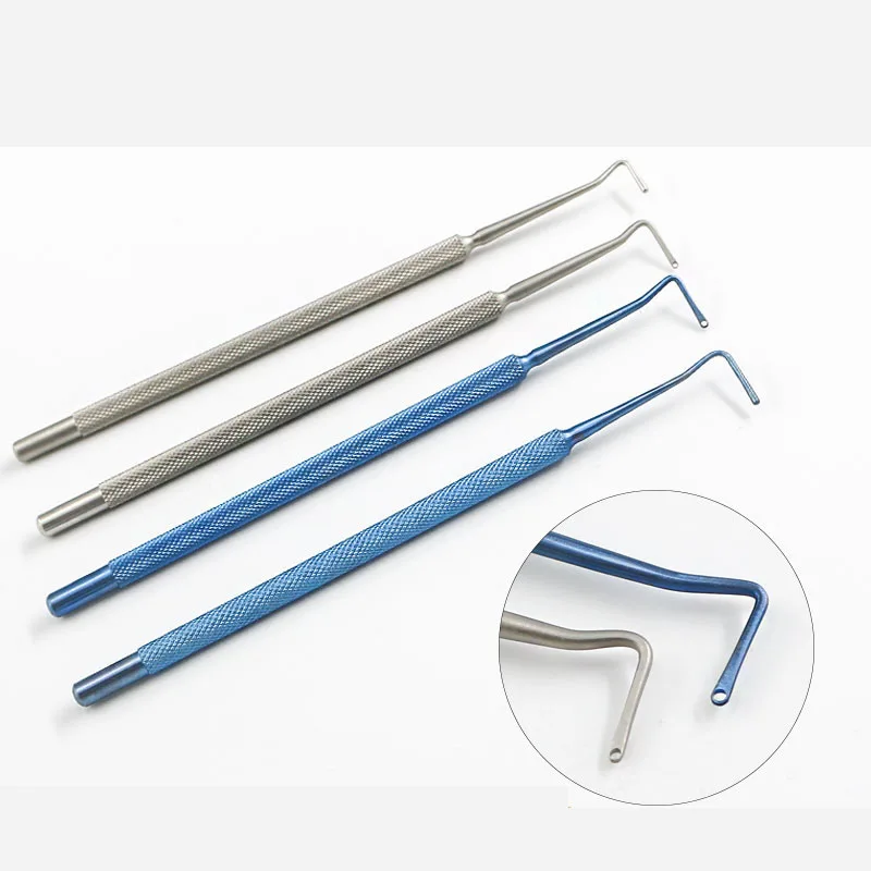 

Ophthalmic microscopy equipment Strabismus hook Strabismus hook Perforated/non-perforated Ophthalmic surgical instruments Ophtha