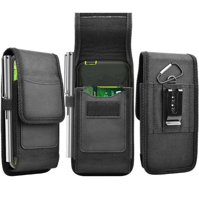 Waist-Bag Men Purse Fanny-Pack Cell-Phone-Holster-Storage Belt-Loop Mobile-Phone Nylon