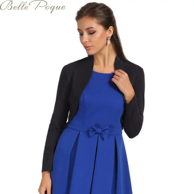 Belle poque, новинка, женский кардиган с длинным рукавом, открытая стежка, короткая куртка, укороченное мини пальто с пуговицами,, осень, зима