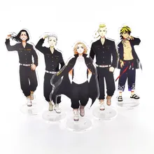 Anime Tokyo Revengers Figure Cosplay Acrylic Stands Manjiro Ken Takemichi Hinata Atsushi Model Plate Fans Gift Collection Props