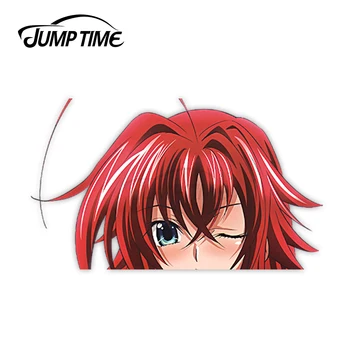 

Jump Time High School DxD Rias Gremory 29 Cute Anime Girl Peeker Vinyl Decal Window Waifu Car Stickers