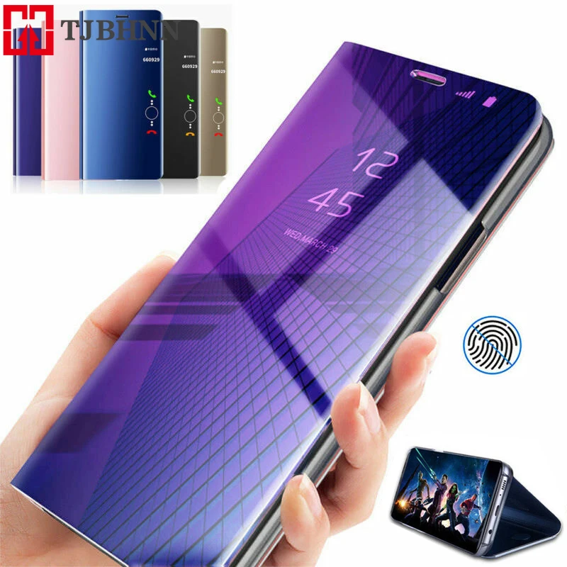Clear View Smart Mirror Flip Case For VIVO IQOO Y17 Y15 Y97 Y95 Y91 NEX V15 X23 X21S X20 Y85 Y83 Protective Cover Stand Shell |
