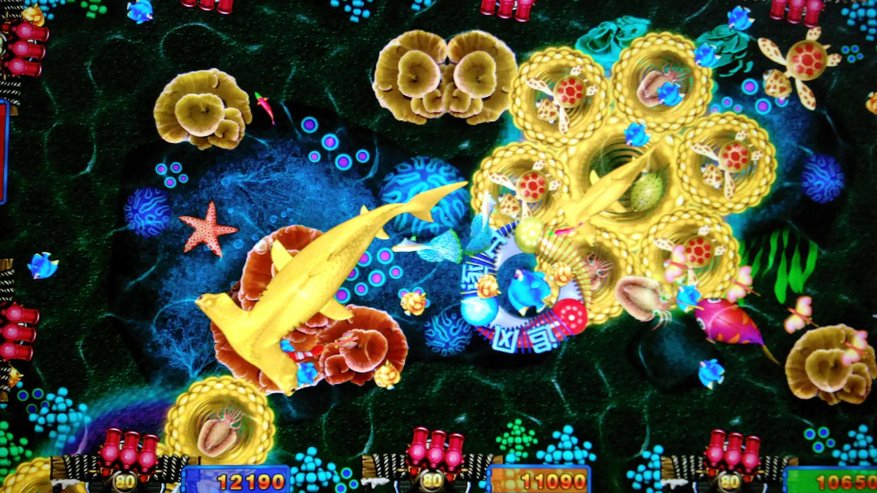 Arcade Shooting Game Machine Host Accessories for 6-10 Players Description Image.This Product Can Be Found With The Tag Names Board Game, Fish hunter game machine, Sports Entertainment