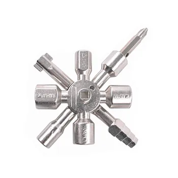 

50set/lot high quality multifunctional electric cabinet with triangular key wrench, lift water meter valve cross key