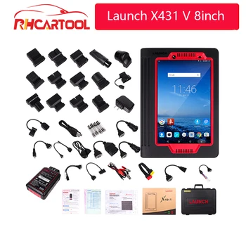 

100% Original Launch X431 V 8inch Tablet Wifi/Bluetooth Full System Diagnostic Tool Free Update Online X431 V Diagnostic Tool