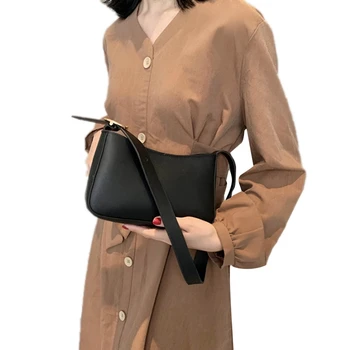 

Luxury PU Tote Bag Women Small Shoulder Bag Lady's Vintage Messenger Bag Fashion Subaxillary Bags