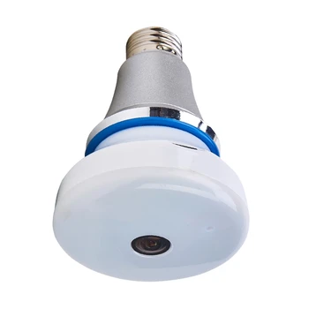 

1080P Bulb Lamp Panoramic 360 Degree Wireless WIFI IP Light Camera Smart Home Monitor Alarm CCTV WiFi Security Camera