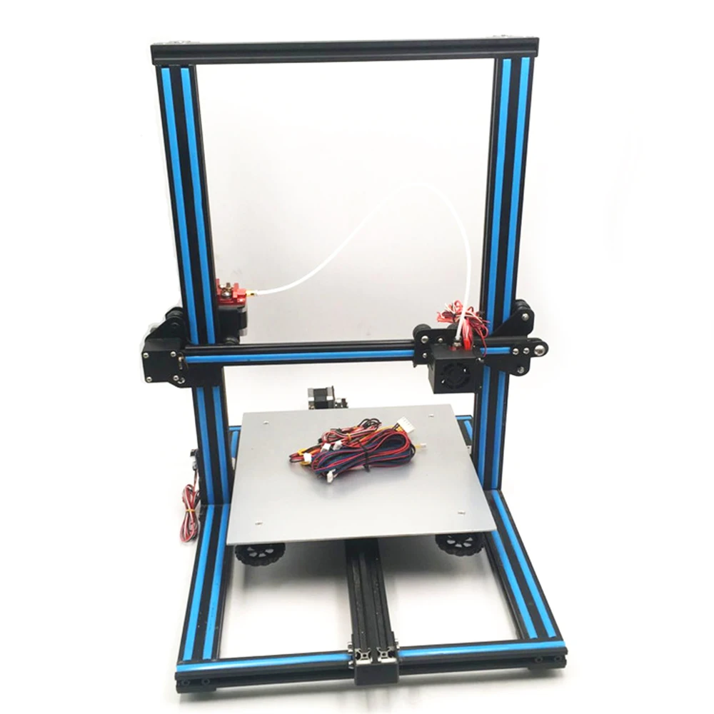 Cheap 1pcs CR-10 Tornado clone 3D printer aluminum frame mechanical kit with stepper motor extruder CR-10 300mm DIY kit