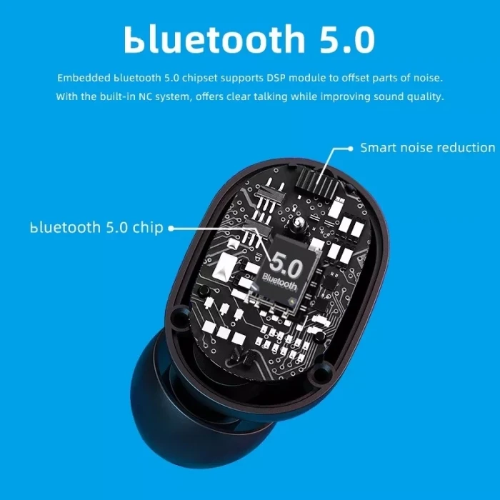 Bluetooth 5,0 наушники HiFi тяжелый бас SmartTouch Bliateral вызов гарнитура с зарядным устройством XR649