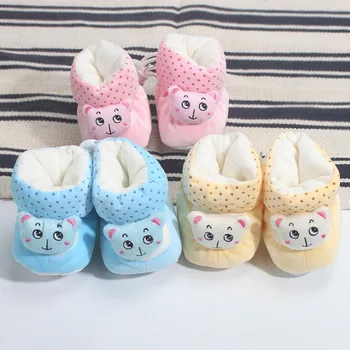 

2019 New 0-6 months baby cotton shoes autumn and winter cotton baby toddler shoes