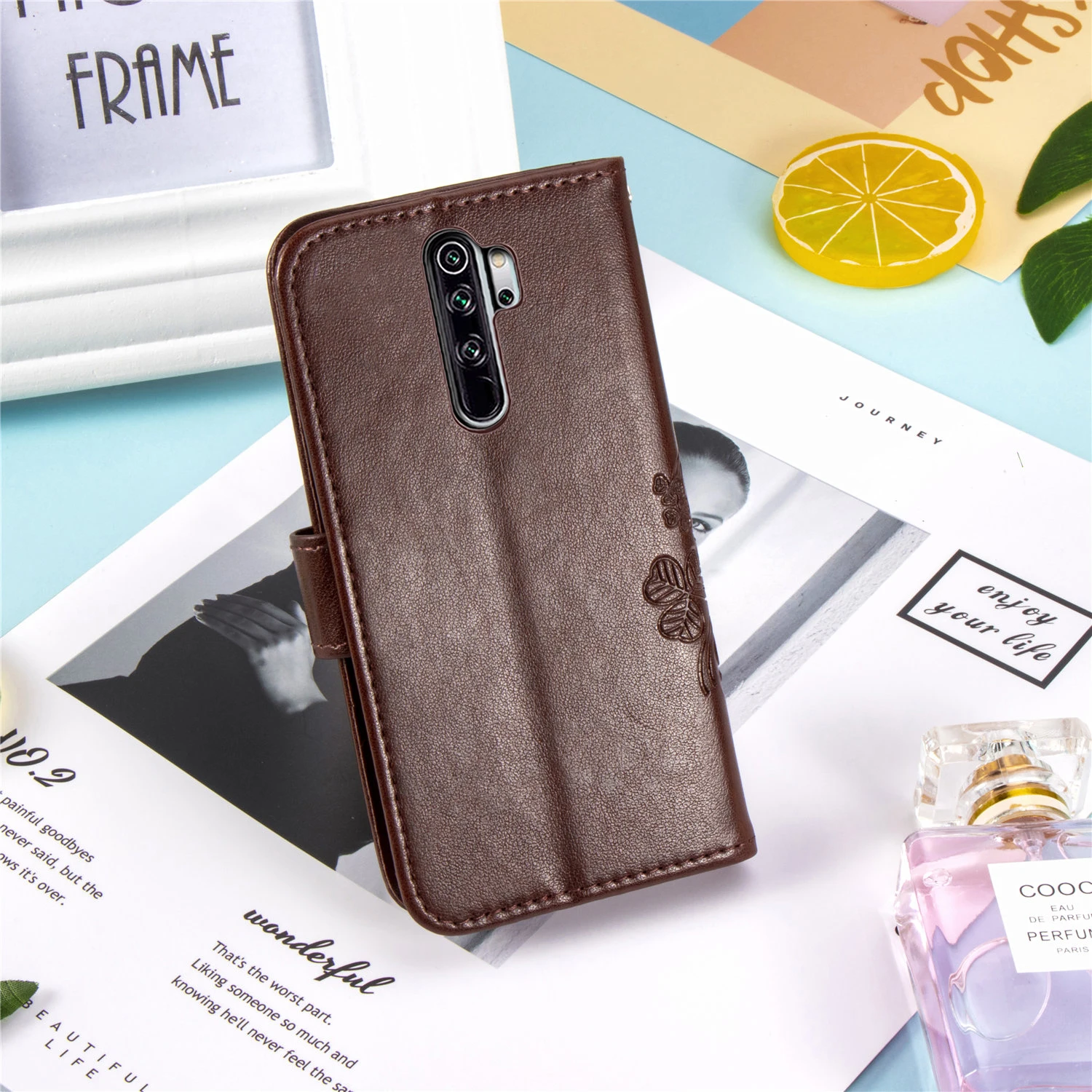 Чехол с откидной крышкой для Xiaomi Redmi Note 8 Pro 8A Note 2 9SE Play Max2 3 2A CC9e A3 9Lite чехол с четырехлистным клевером