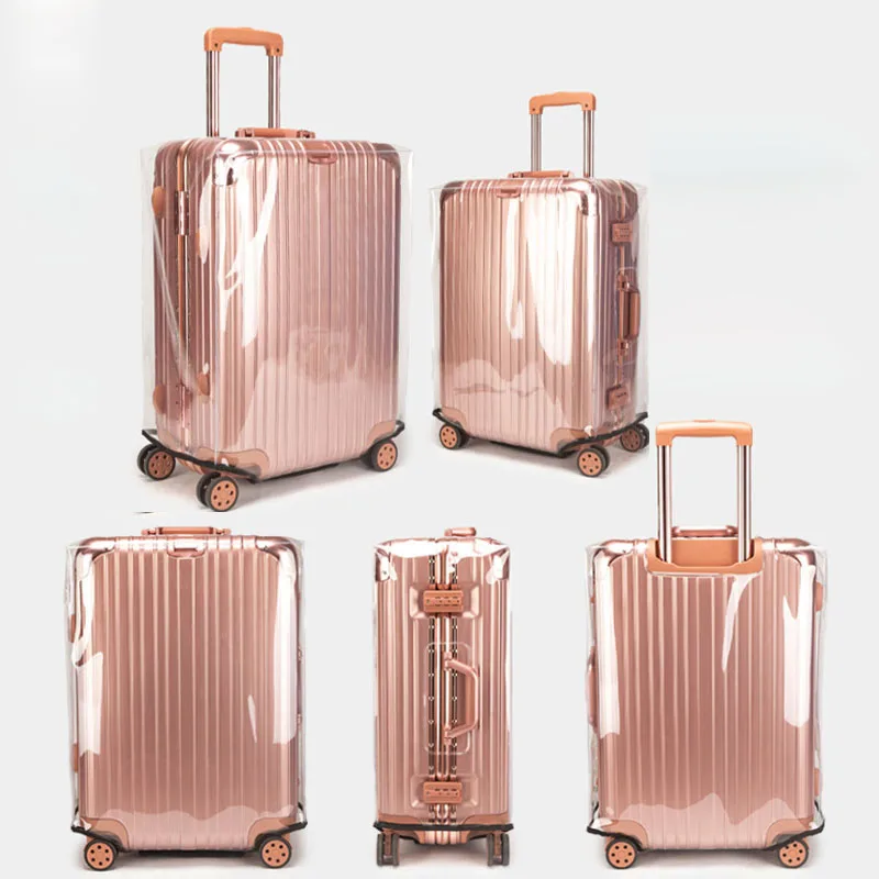 Luggage Cover 2023 Transparent PVC Luggage Covers Waterproof Trolley  Suitcase Dust Cover Dustproof Travel Organizer Accessories - AliExpress