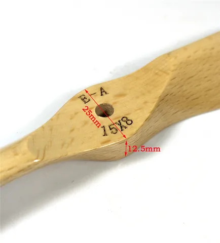 1 PCS FLIGHT Wooden Propeller 15x8 CW For RC Gas Airplane title=