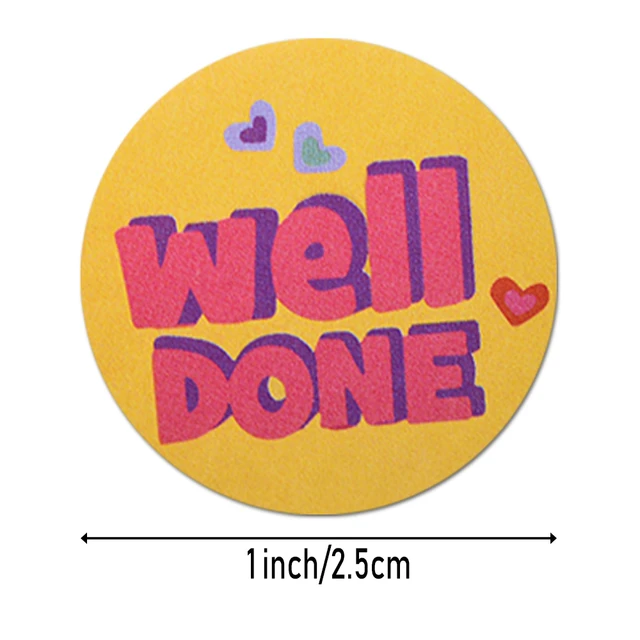 Cute Word Reward Stickers 500 Pcs Motivational Stickers Roll For School  Classroom Teacher Student Stationery Stickers Seal Label - Stationery  Sticker - AliExpress