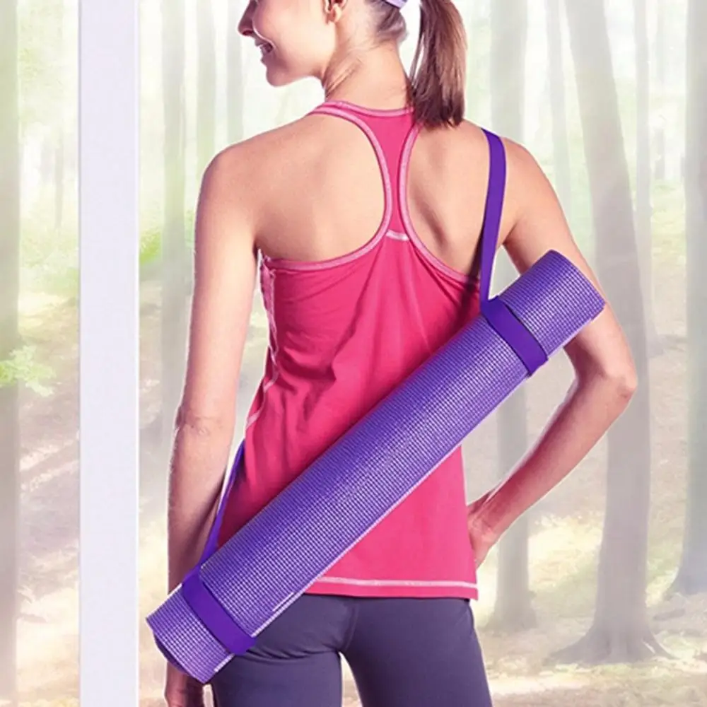 Yoga Mat Sling Carrier Shoulder Carry Strap Belt Exercise Stretch Adjustable  Kc 