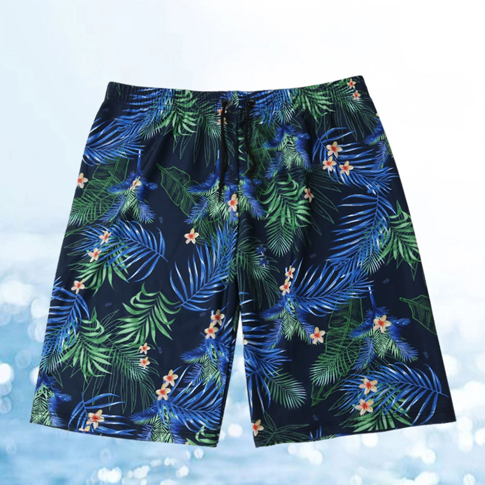 Hawaiian Men's Swimming Trunks Beach Quick Drying Tropical Embossed Swimsuits Casual Sports Shorts Swimsuit | Мужская одежда