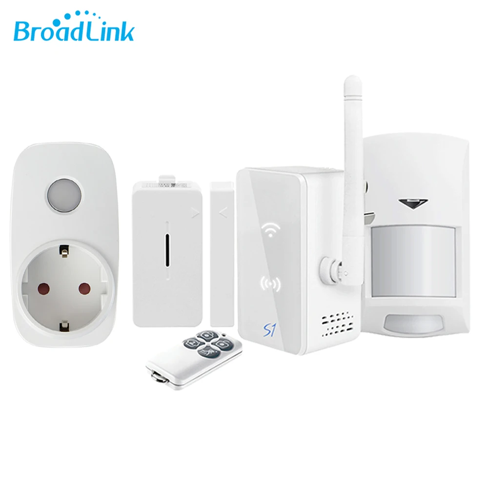 Broadlink S1 S1C датчик двери, окна, детектор, инфракрасный беспроводной переключатель, 433 МГц, дистанционное управление, Wi-Fi сигнализация, система безопасности, домашний набор - Комплект: Sp3s-eu and set