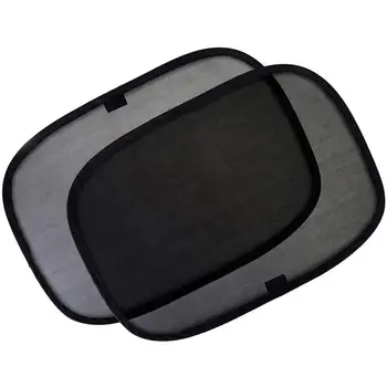 

Car Side Window Sun Visor Electrostatic Shade Screen Shield Anti-UV Cover High Quality 1/2pcs Black Car Electrostatic Sunshades