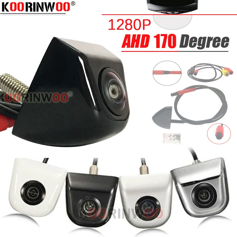 Автомобильная камера заднего вида Koorinwoo с углом обзора 175 градусов AHD 1080P Передняя