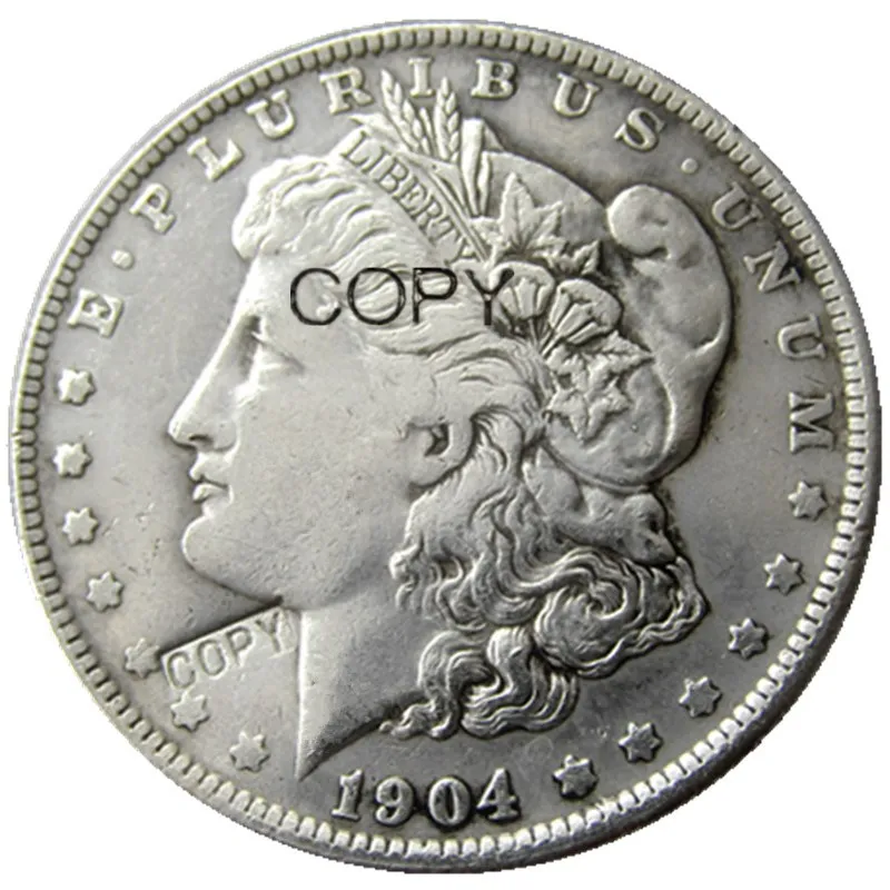 Монеты США 1904-P-O-S Morgan Dollar посеребренные копии монет