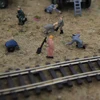 25pcs/lot HO 1:87 Scale Miniature Workers Model DIY Model Making Railway Train Architectural Figures with Ladders for Diorama 6