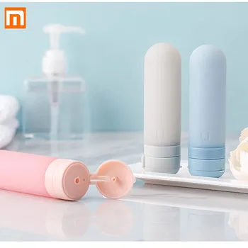 

Original Xiaomi JORDAN&JUDY Travel Portable Sub Bottle Silicone Portable Easy Soft Skin-Friendly Healthy Safe 50ml x 3Pcs