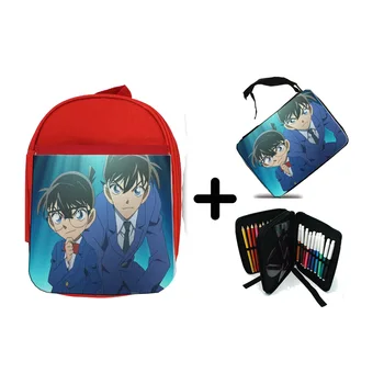 

PACK BACKPACK NETWORK AND CASE DETECTIVE CONAN EDOGAWA school