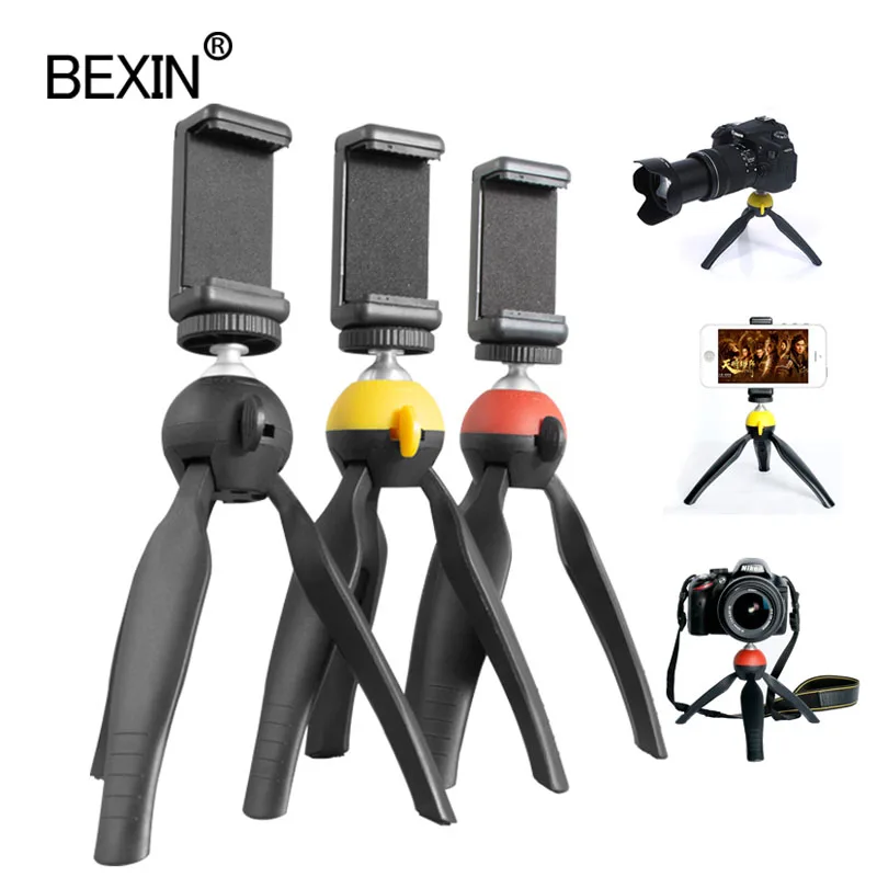 

mini Tripod with Holder Mount / Selfie Portable Camera Tabletop Tripod for iPhone Sony Samsung Mobile Phone
