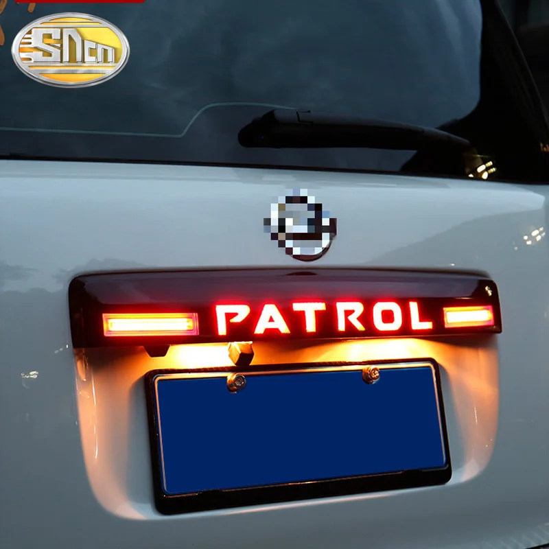 Задний бампер задний фонарь для Nissan Patrol Y62 2016 2019 Автомобильный светодиодный