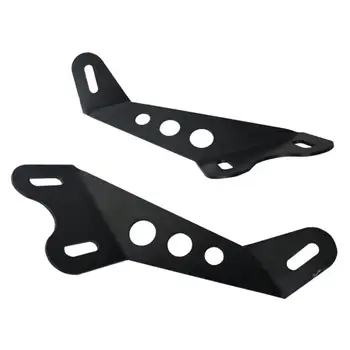 

For Jeep Wrangler JK 2007-UP LED Light Bar Skull Hood Mounting Brackets Corner brackets Straight LED Work Light Bar