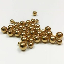 100pcs Solid Copper Ball Valve And Electrical Accessories Brass Ball Dia 1/1.2/1.8/2/2.5/3/3.175/3.5/4/4.5mm