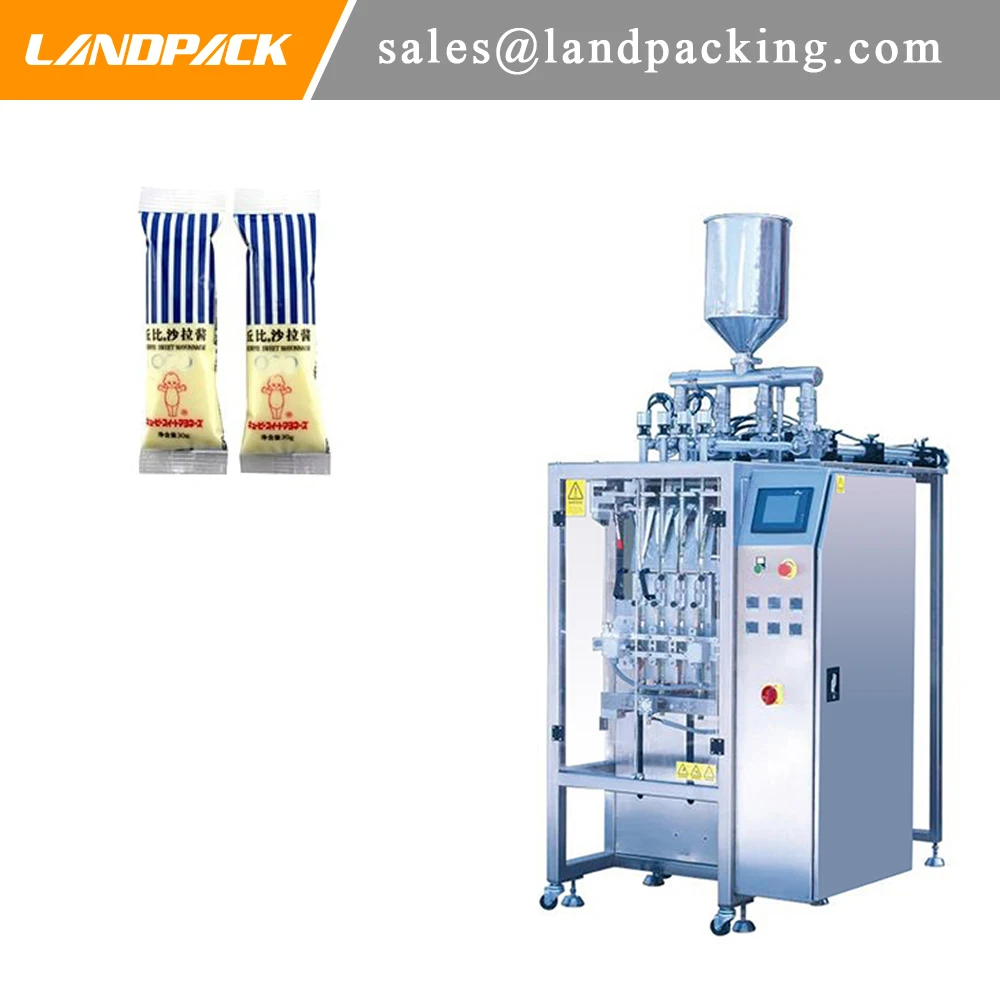 

Automatic Food Liquid Bag Small Vertical Stick Packing Machine Salad Dressing Multi Lane Sachet Packing