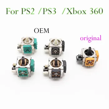 

2PCS New Replacement For PS2 PS3 3D Joystick Analog Stick for Xbox 360 Wireless Controller